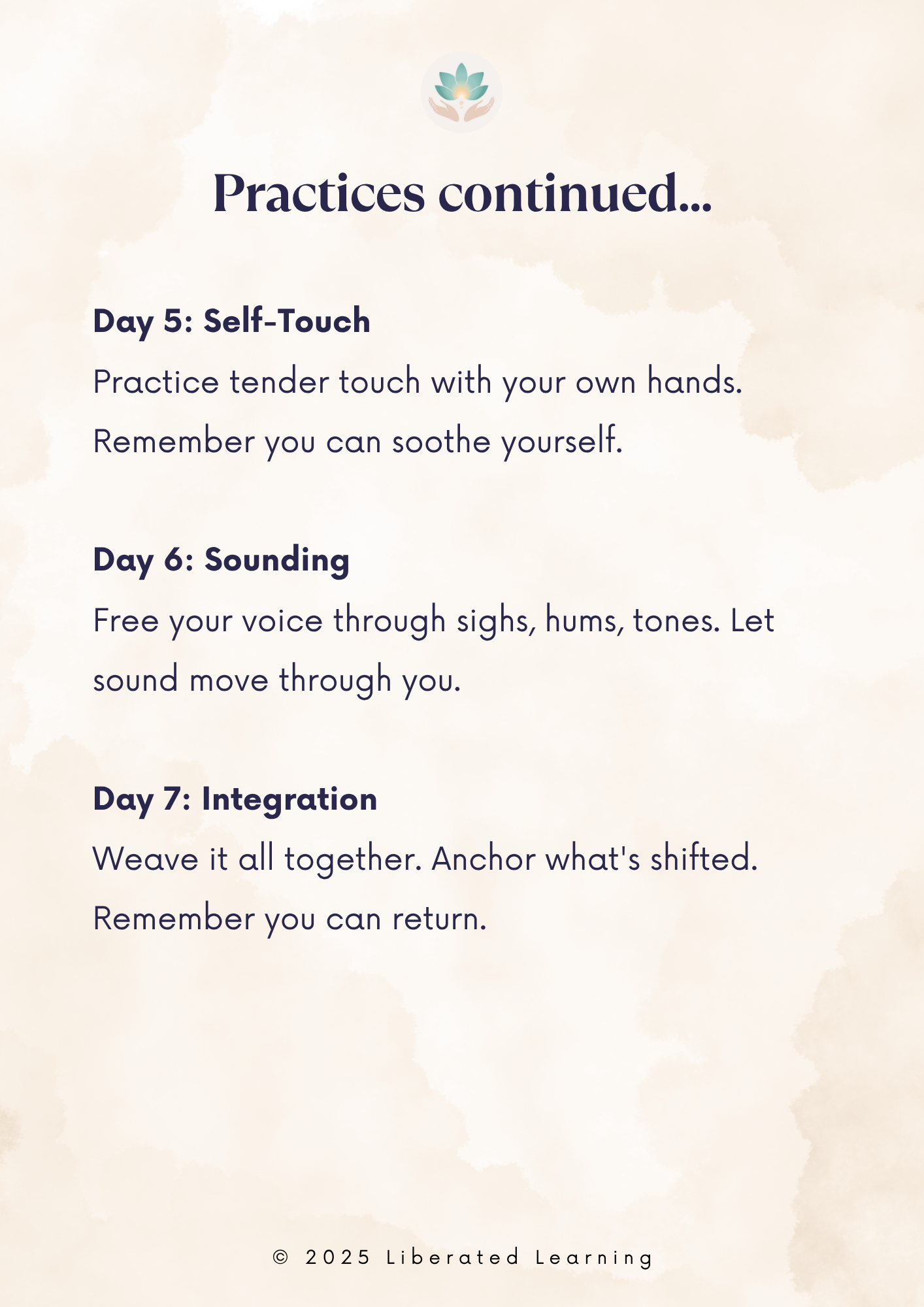 Exhale: Seven Days of Somatic Relief