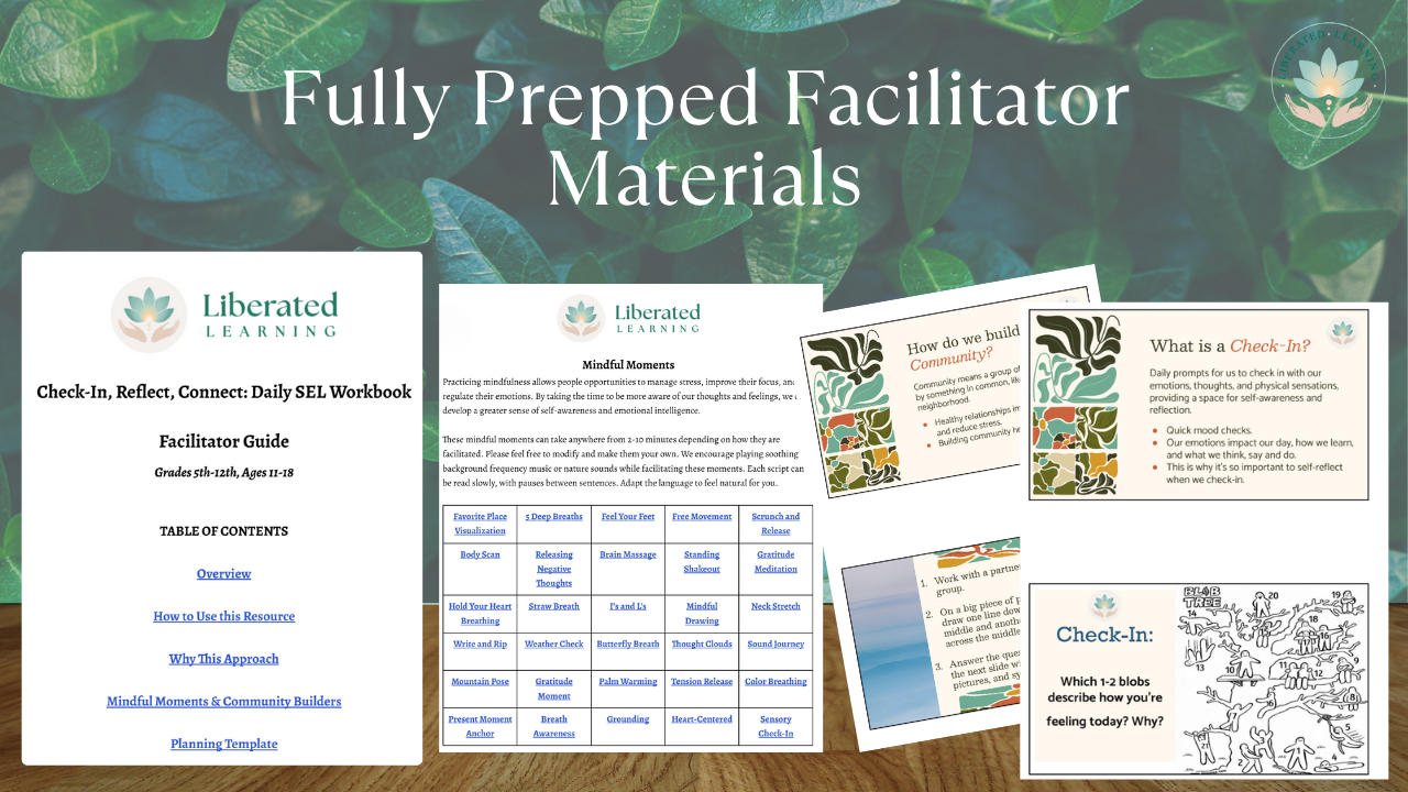 DIGITAL VERSION Check In, Reflect, Connect: Daily Interactive Social-Emotional Learning Workbook
