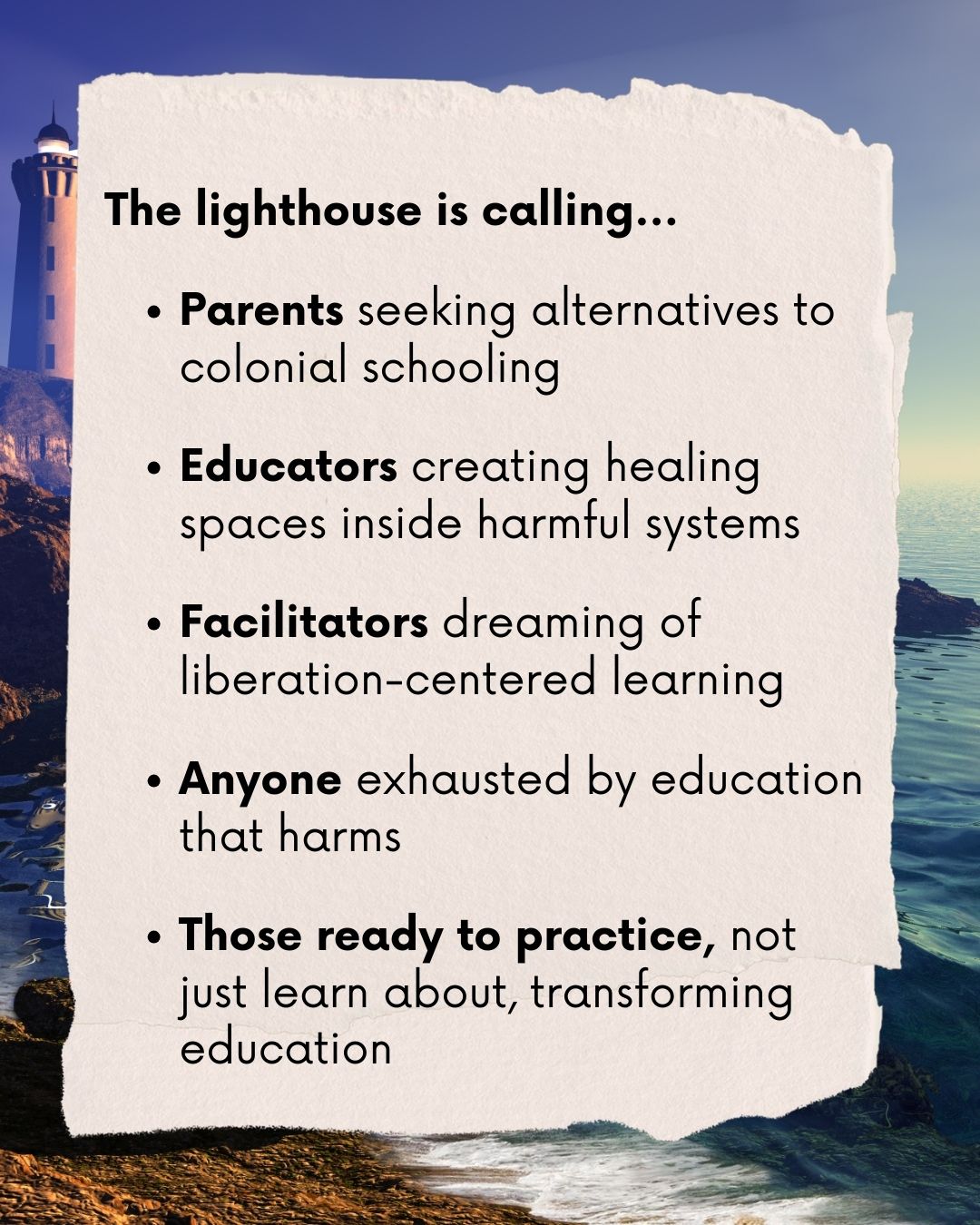 Lighthouse Learning Cohort