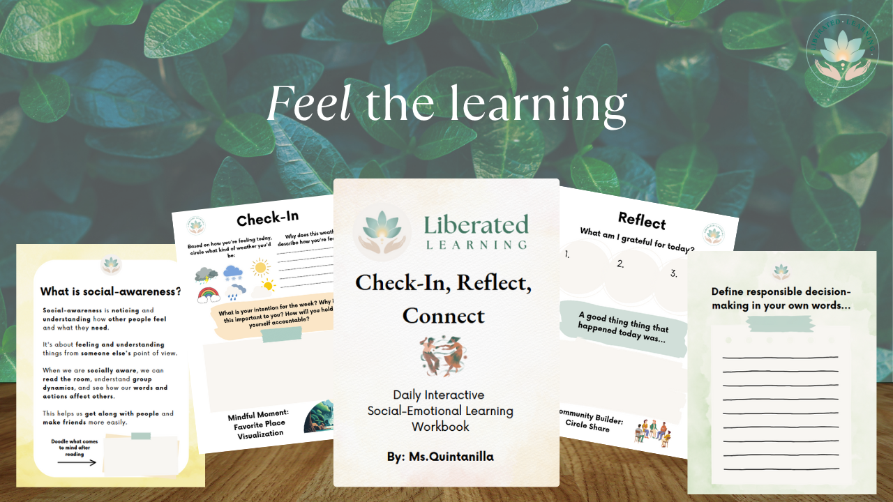Check-In, Reflect, Connect: Daily Interactive SEL Workbook