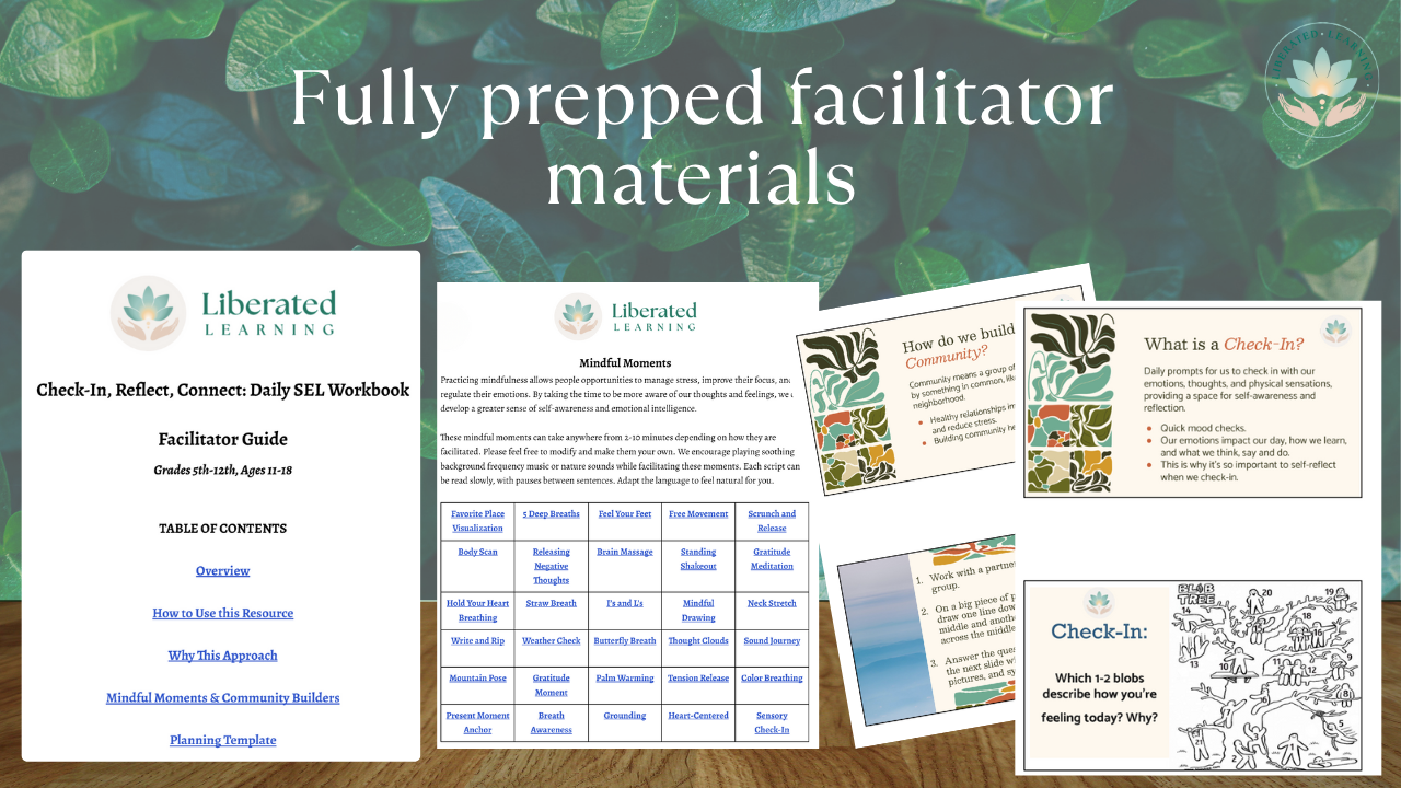Check-In, Reflect, Connect: Daily Interactive SEL Workbook