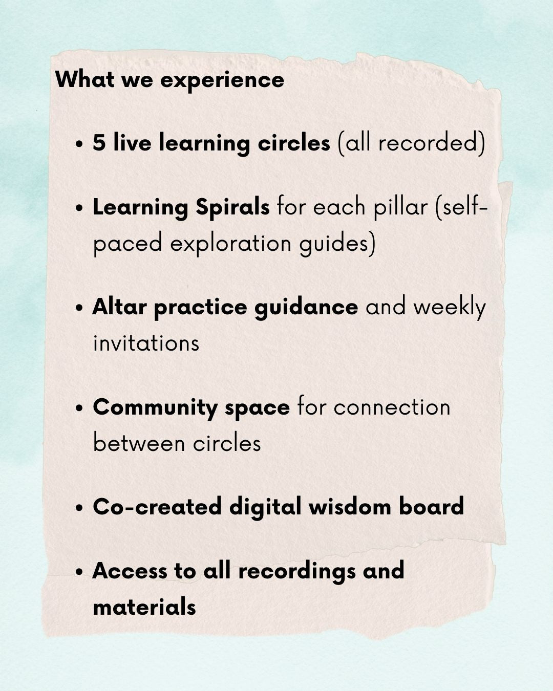 Liberated Learning Cohort